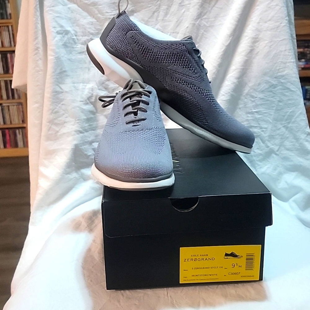 Cole Haan Zerogrand Ironstone/White shoe
